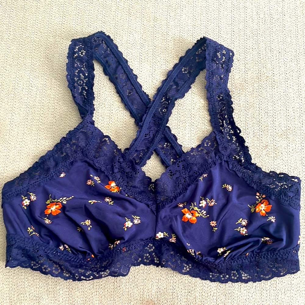 Aerie Silk & Lace Bralette